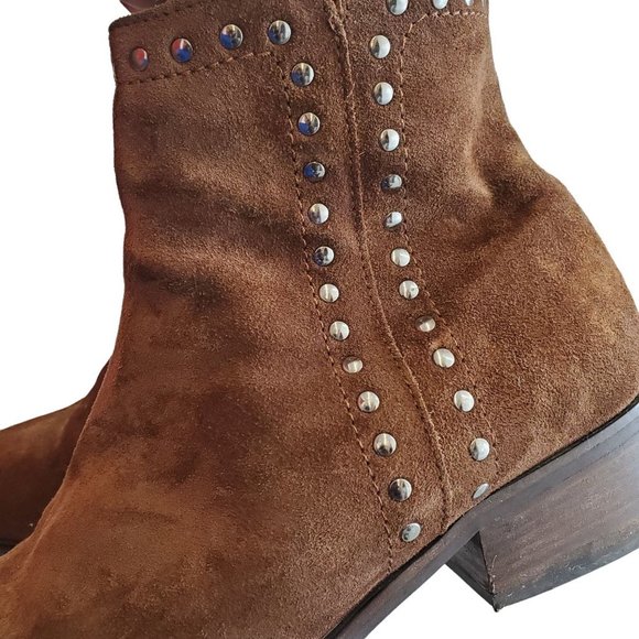 Gabor Suede Zipper Ankle Boots - Picture 5 of 10